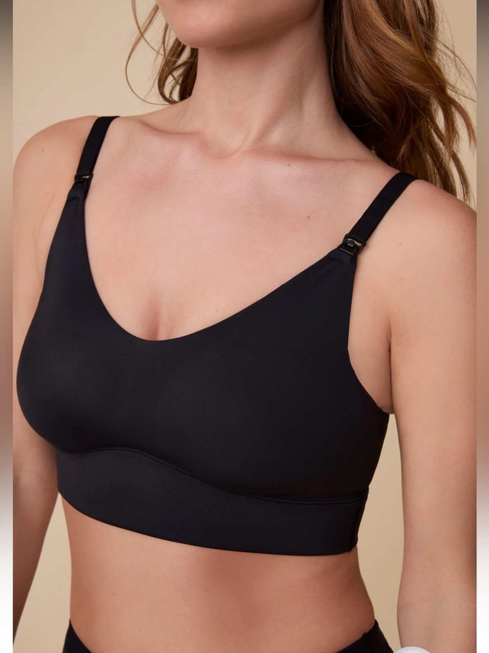 Harper Wilde bliss nursing bralette black large